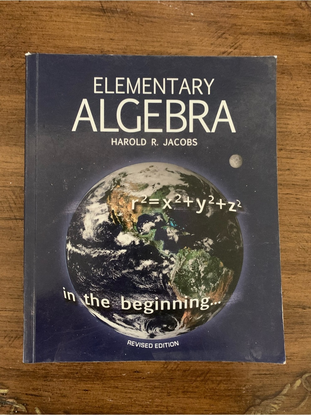 Elementary Algebra Textbook - Navy Blue